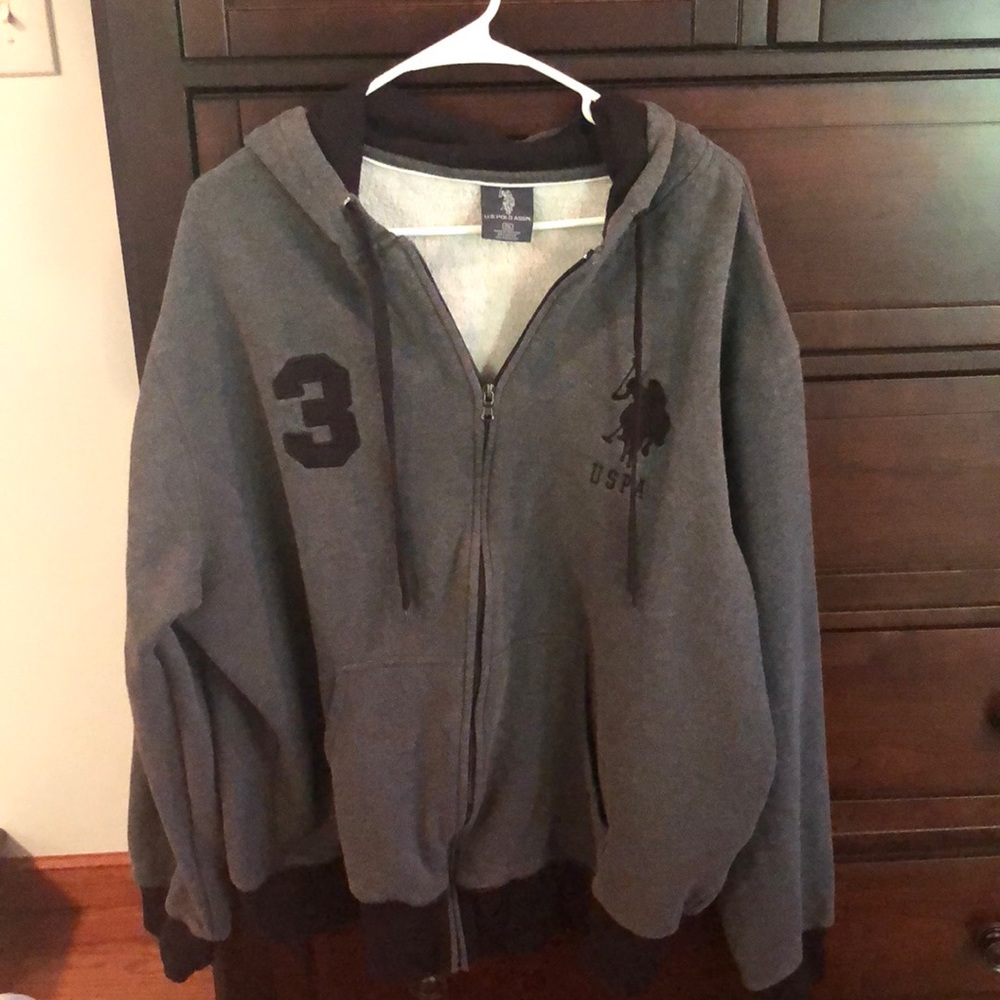 Men’s US Polo Assn Zip Hoodie 2XL